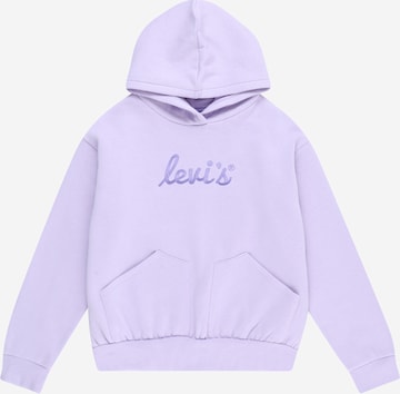 Levi's Kids Sweatshirt in Lila: voorkant