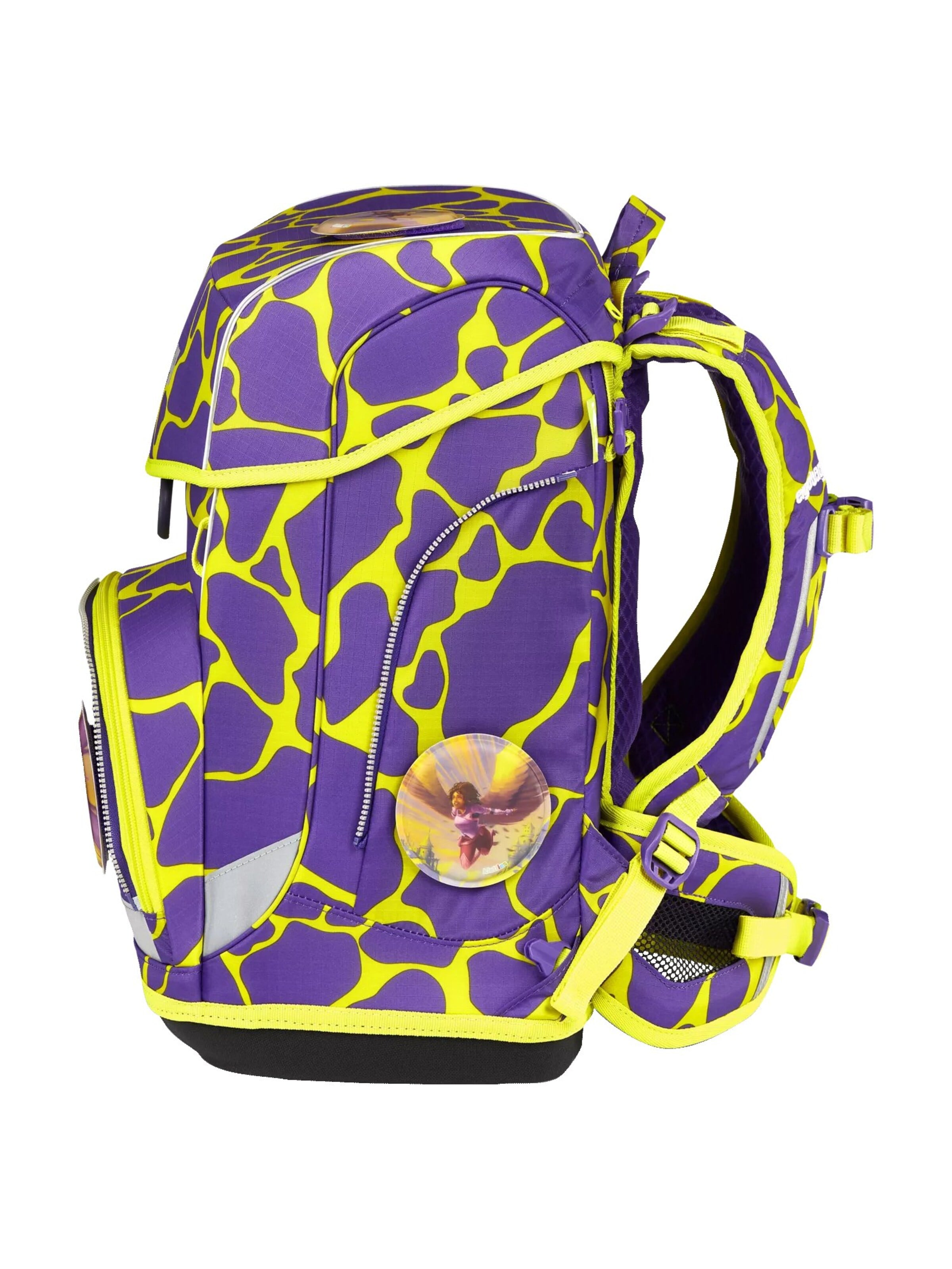 ergobag Backpack 'Schulranzen-Set cubo light Set' in Purple