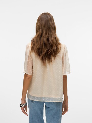 VERO MODA Bluse 'VMLeah' i beige
