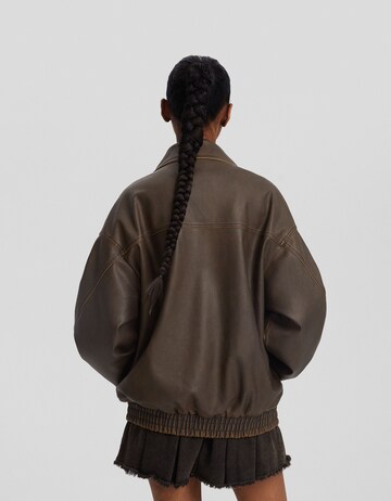 Bershka Between-season jacket in Brown