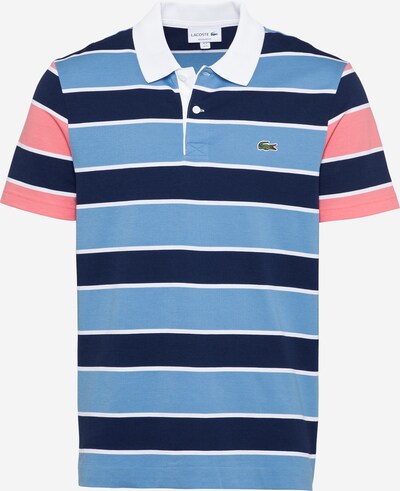 LACOSTE Poloshirt in navy / hellblau / rosa / weiß, Produktansicht