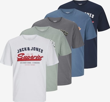 JACK & JONES Футболка в Зеленый: спереди