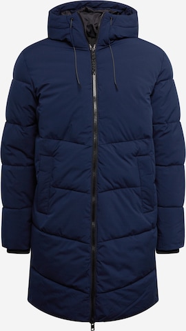 JACK & JONES Winterjas 'COPENHAGEN' in Blauw: voorkant