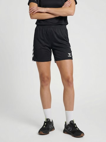 Regular Pantalon de sport 'Core 2.0' Hummel en noir : devant