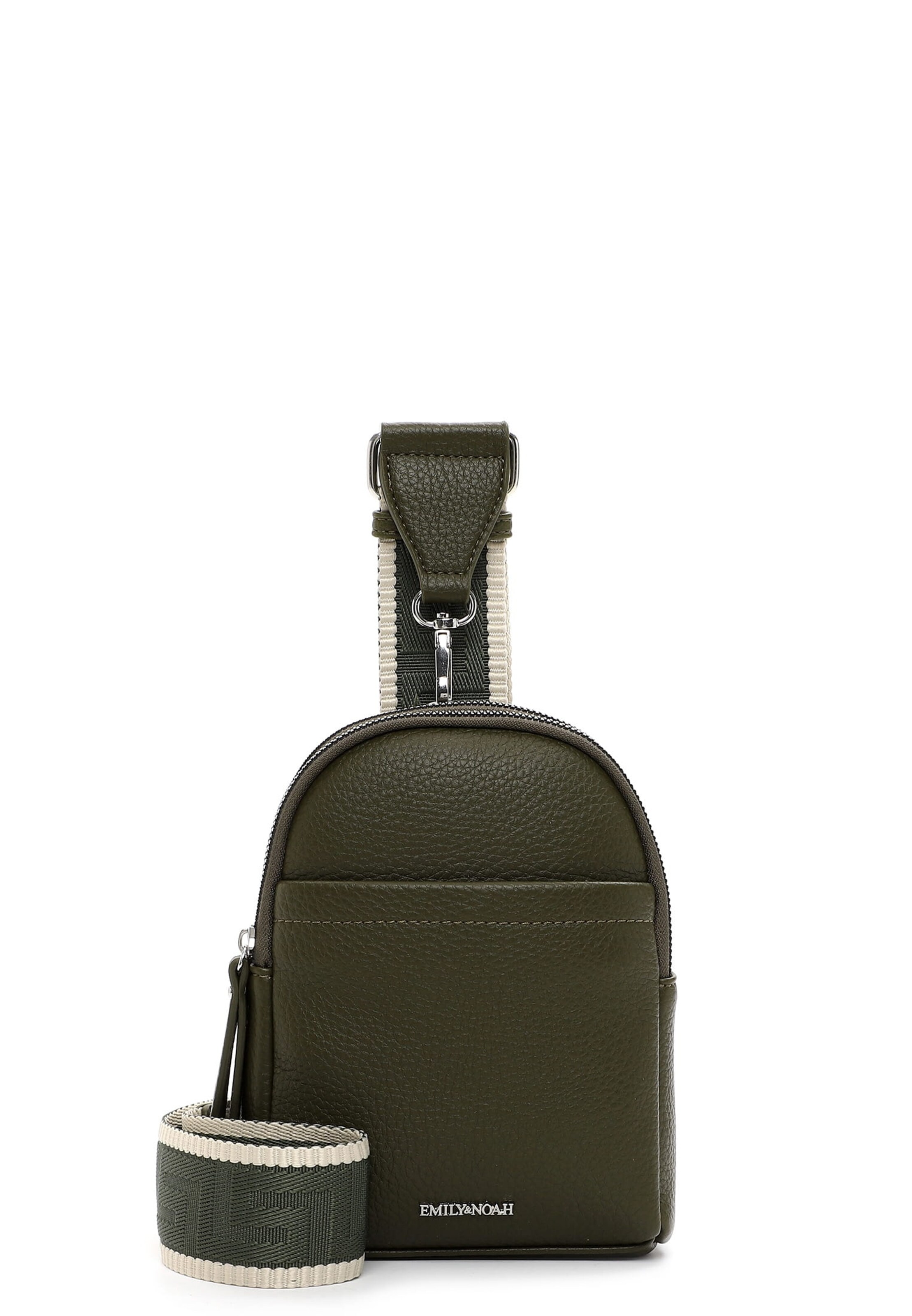 Emily & Noah Umhängetasche 'Elena' in Grün: Vorderseite