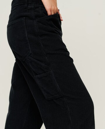 Superdry Wide Leg Hose 'Carpenter' in Blau