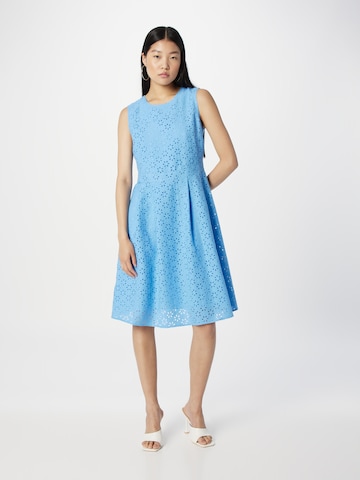 MORE & MORE Summer Dress in Blue: front