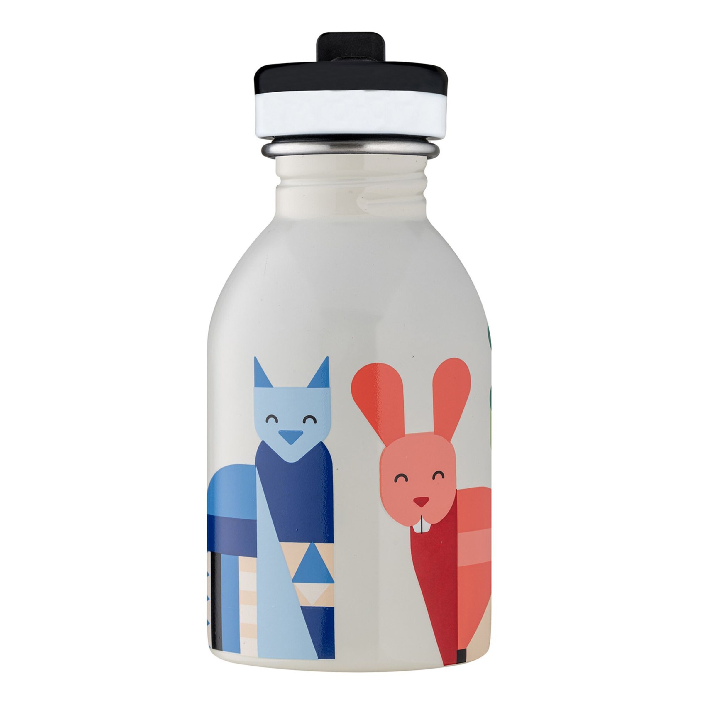 Borraccia 'Kids Urban' di 24Bottles in bianco