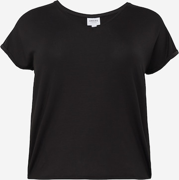 T-shirt 'Aya' Vero Moda Curve en noir : devant