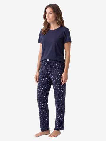 SCHIESSER Pyjama 'Mix & Relax' in Blauw