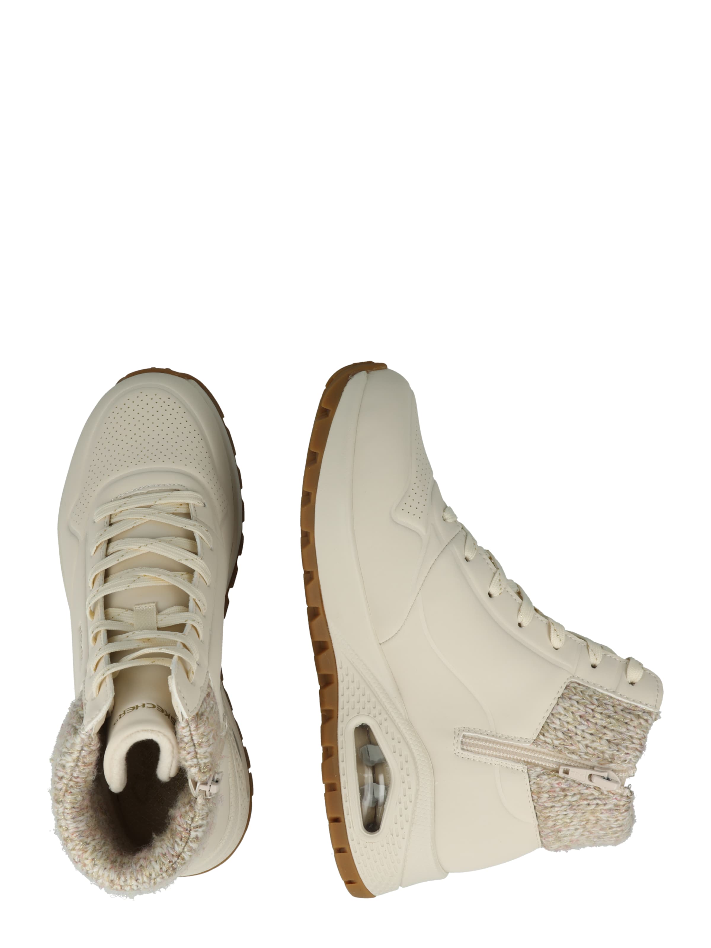 Bottines à lacets SKECHERS en blanc