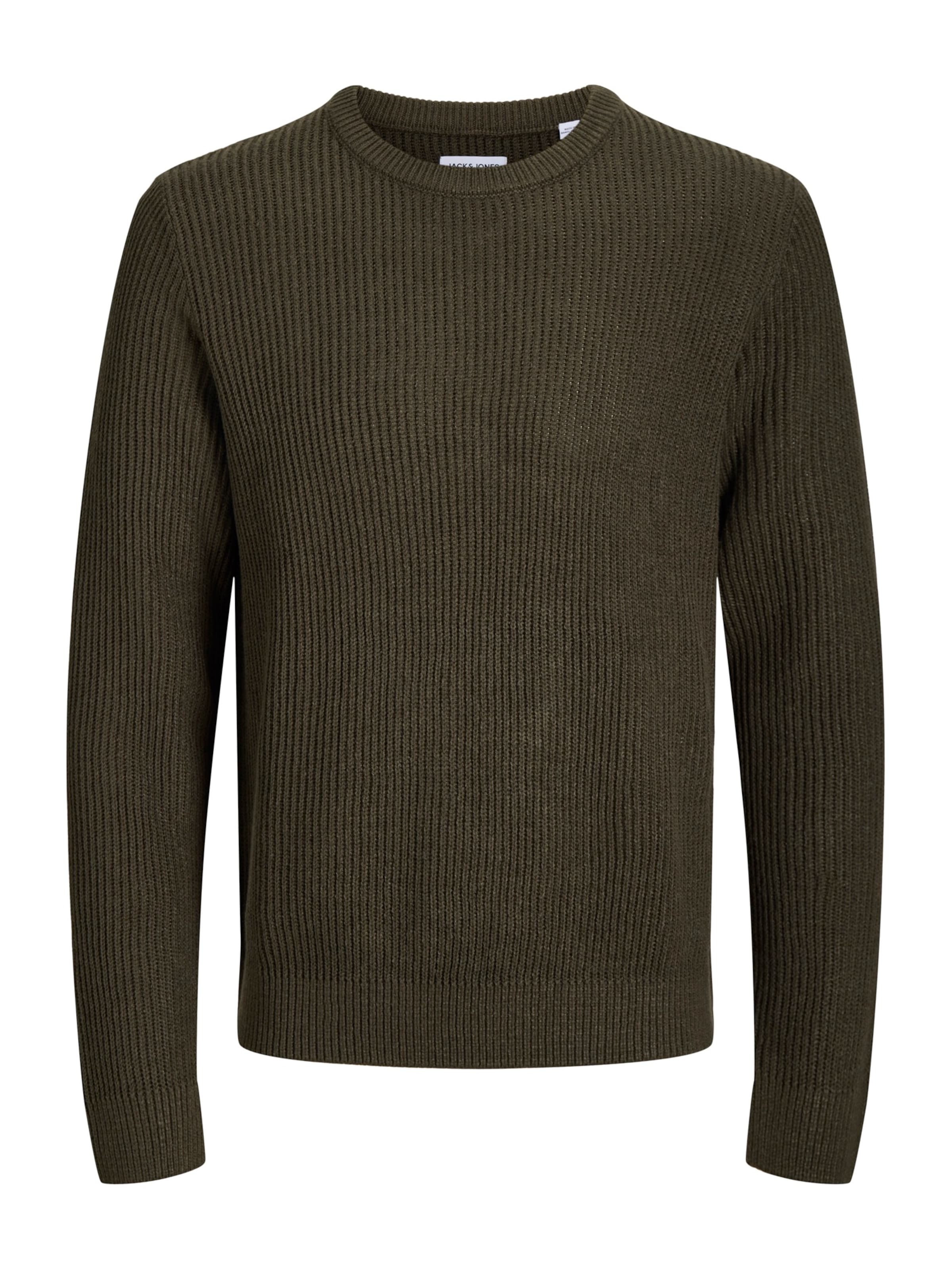 Jack & Jones Plus - Jersey 'JJPannel' en verde: frente