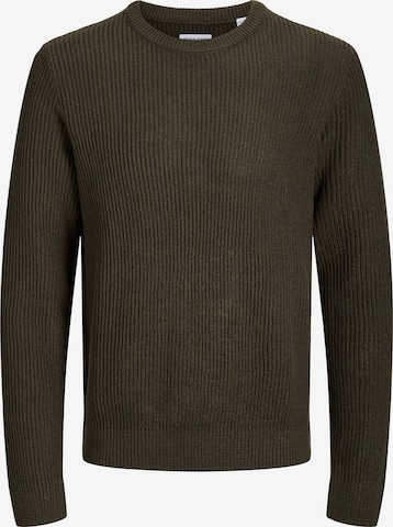 Jack & Jones Plus - Jersey 'JJPannel' en verde: frente