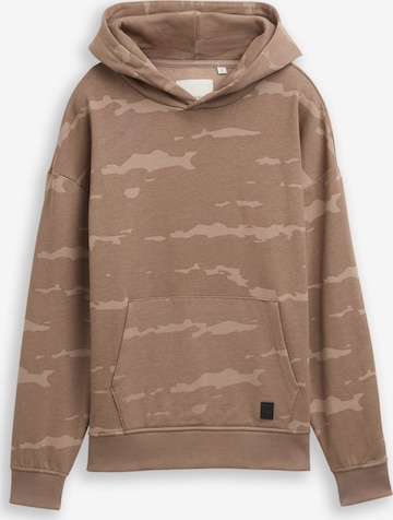 TOM TAILOR Sweatshirt in Braun: Vorderseite