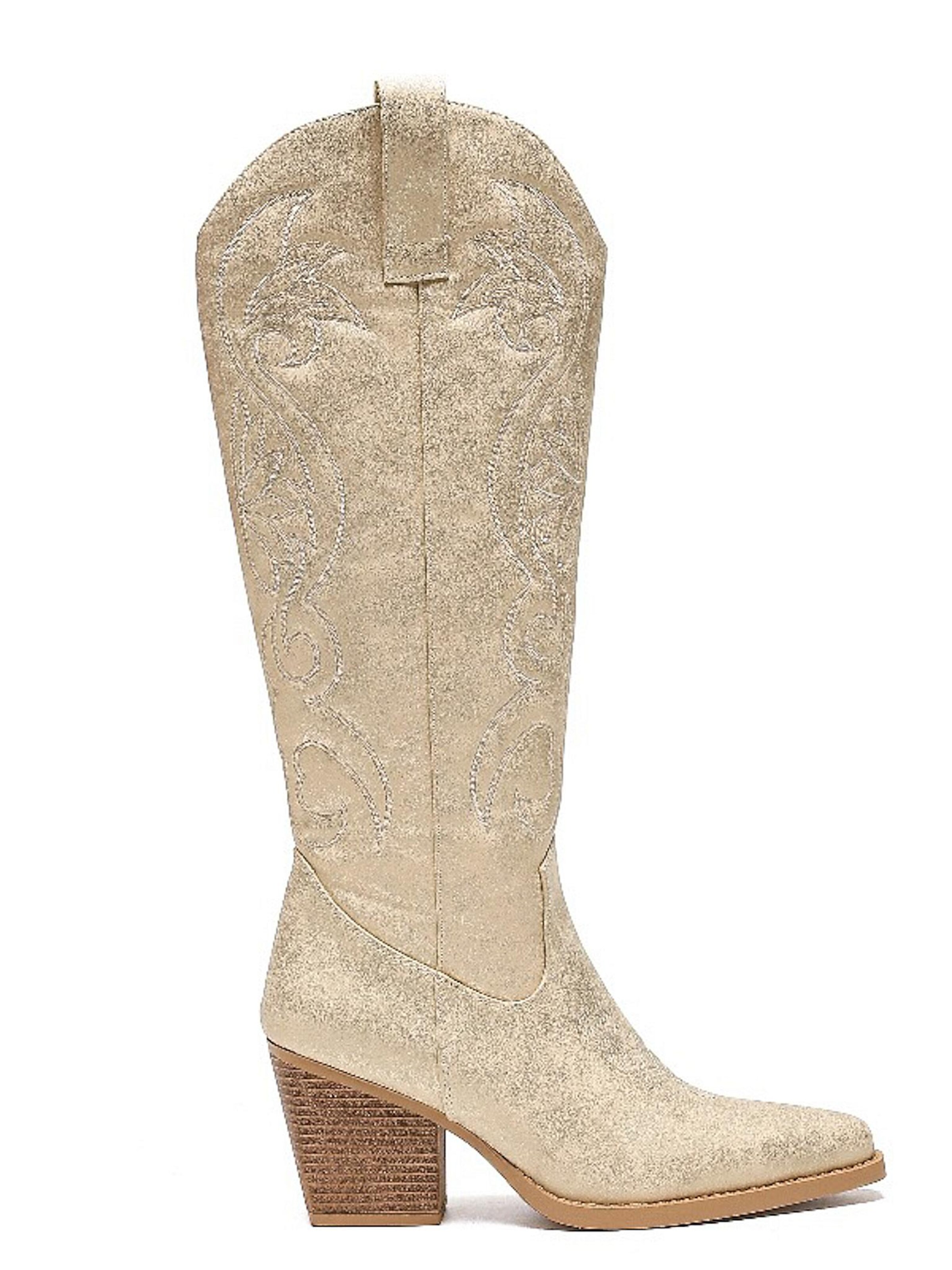 Bottes de cowboy Smile Favorites en or