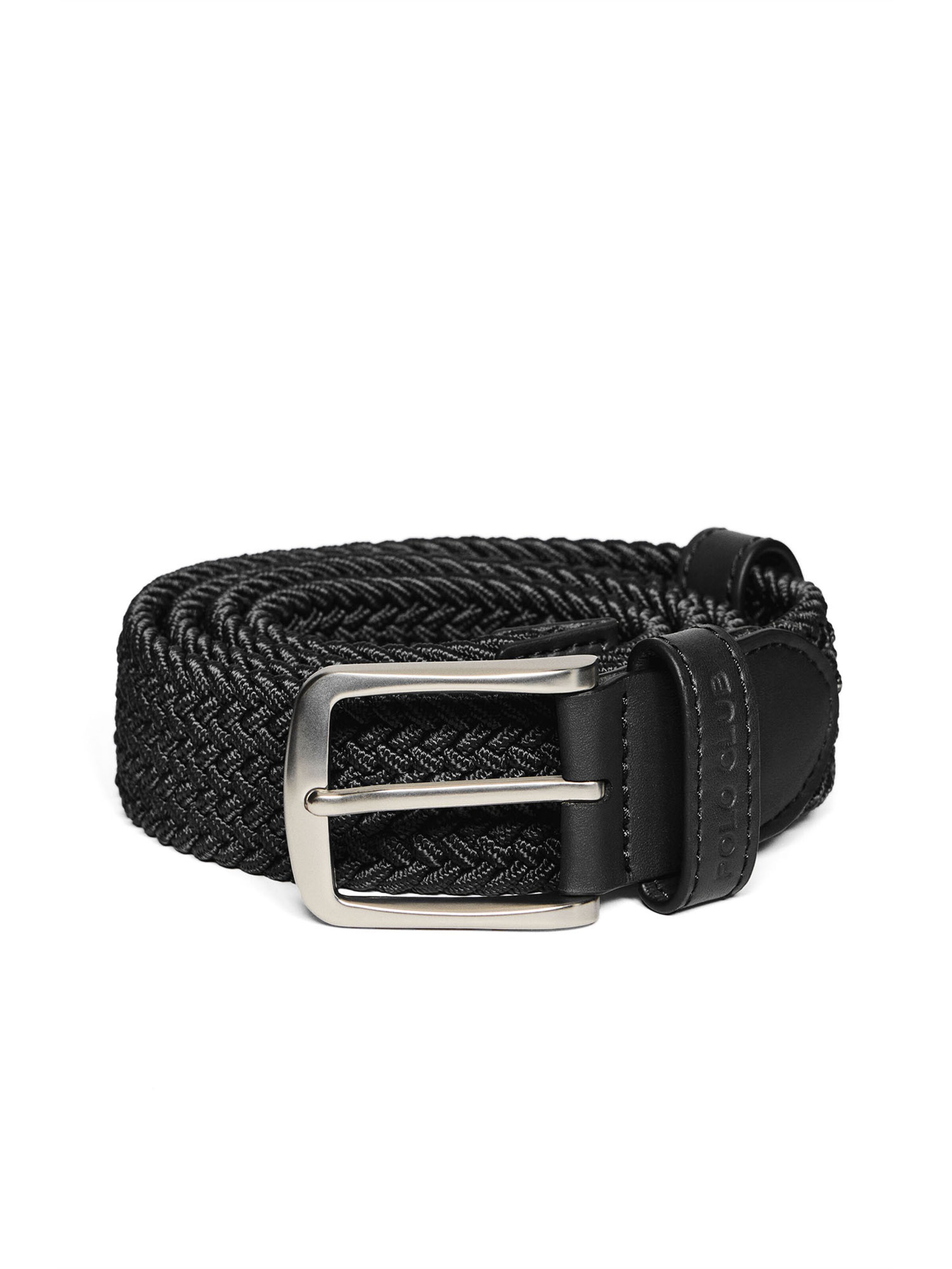 Polo Club Belt in Black: front