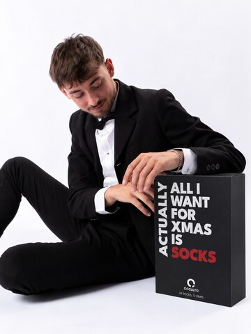 Occulto Socken 'Calendar'‌‌‌‌‌ in Schwarz