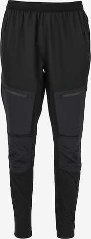 ENDURANCE Tapered Workout Pants 'Sparken' in Black: front