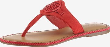 TOMMY HILFIGER Pantolette  'Dianett' in Rot: front