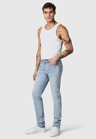 Coupe slim Jean 'Mailand' Peak Time en bleu