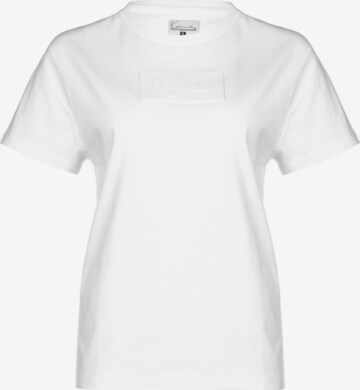 Karl Kani T-Shirt 'Small Signature Box' in Weiß: predná strana