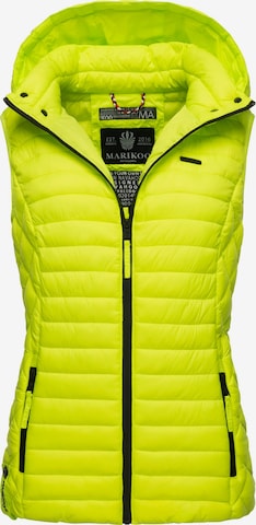 MARIKOO Bodywarmer in Groen: voorkant