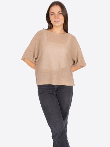 Seasons of April Trui 'Fleur' in Beige
