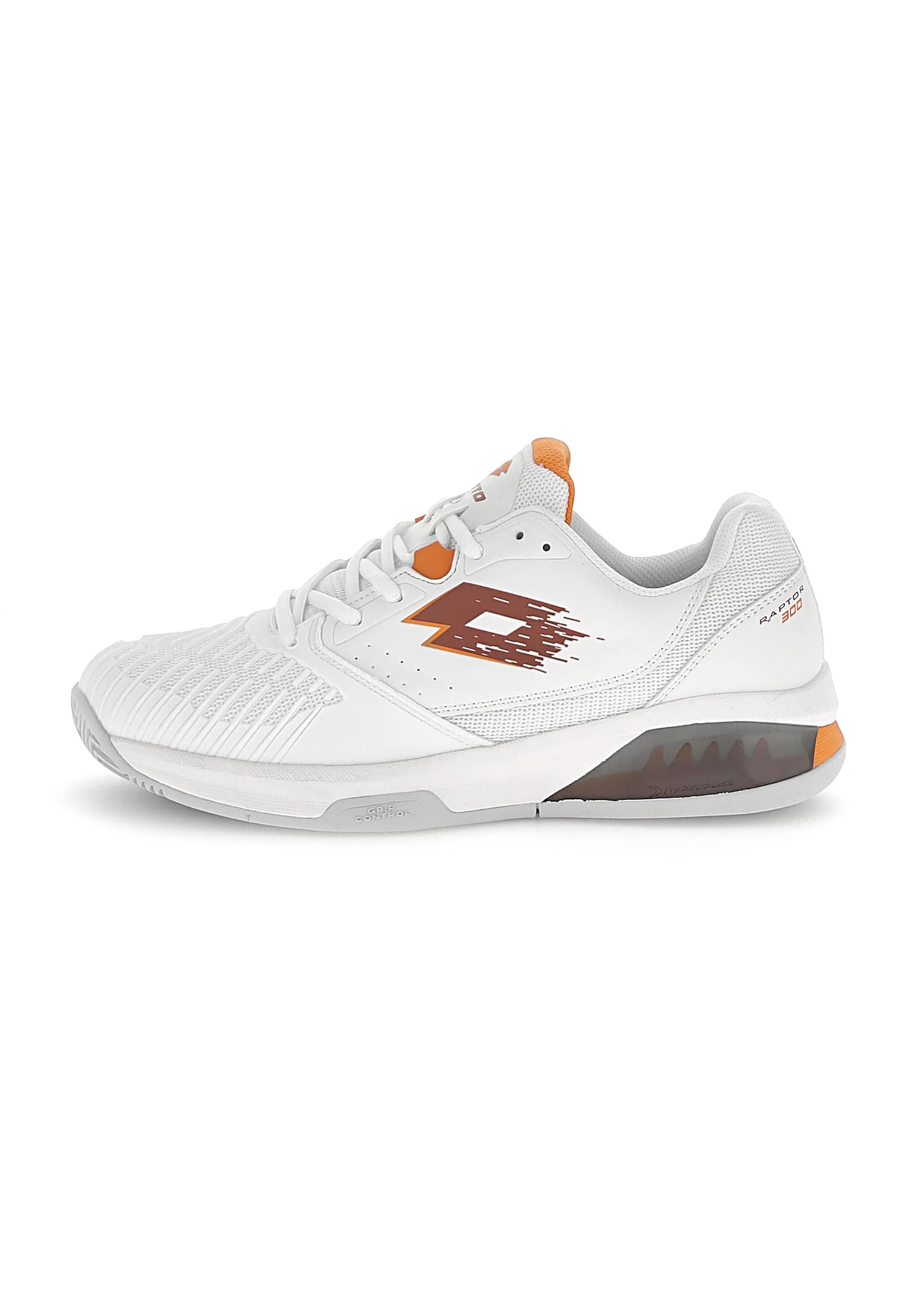 LOTTO - Sapatilhas baixas 'Raptor Hyperpulse 300' em branco: frente
