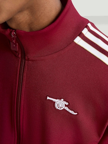 ADIDAS ORIGINALS - Sudadera con cremallera deportiva 'Arsenal Terrace Icons' en rojo