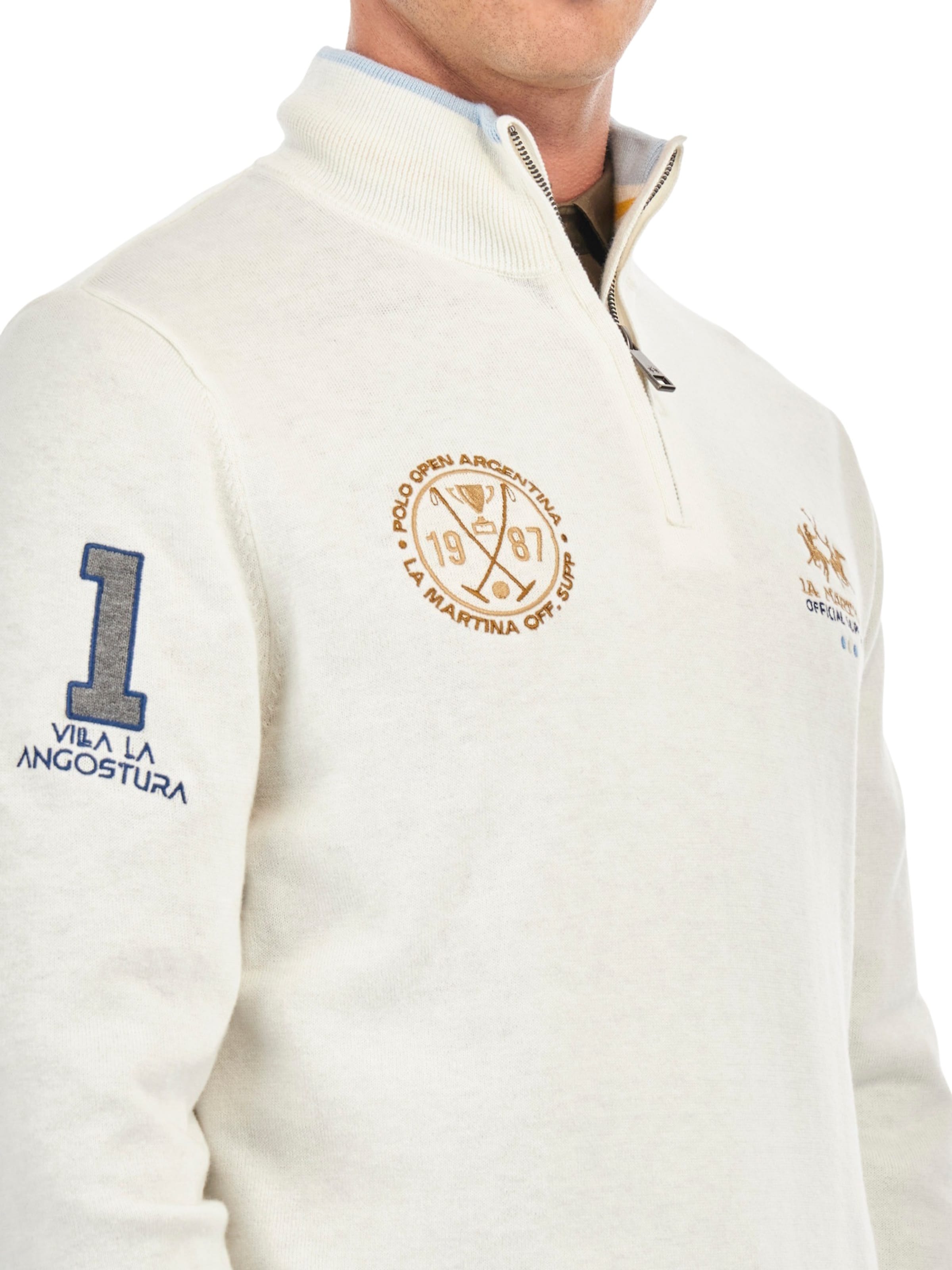 La Martina - Jersey en blanco