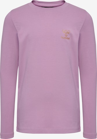 Hummel Shirt in Lila: voorkant