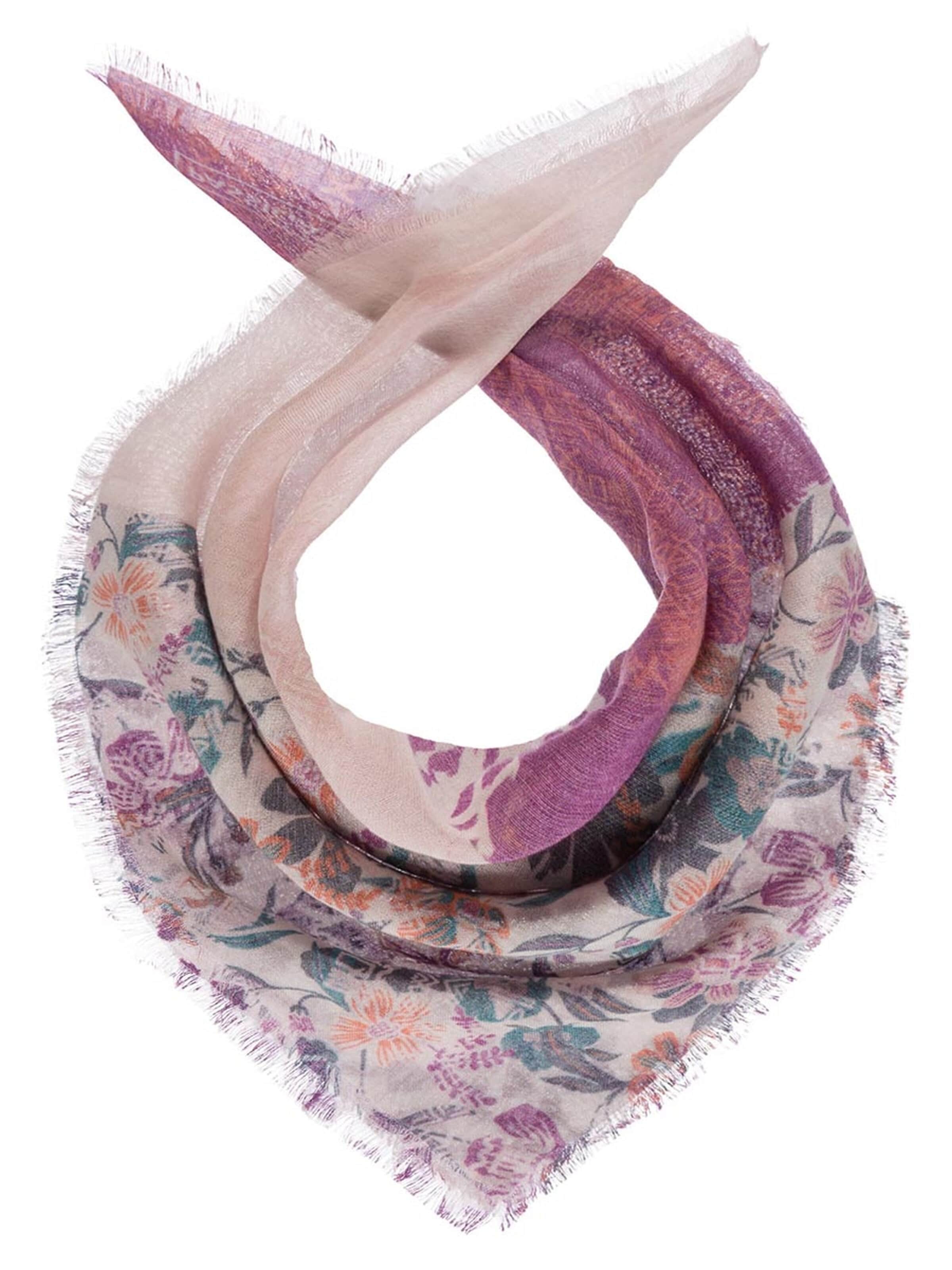 Passigatti Wrap 'Bandana Tuch Multiprint' in Pink: front