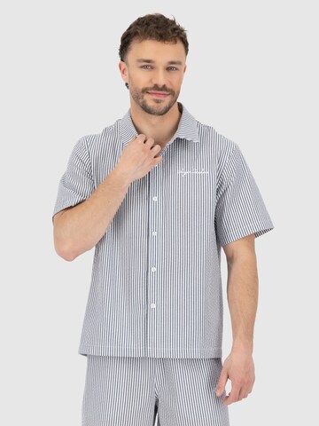 Sergio Tacchini Regular Fit Hemd in Weiß: Vorderseite