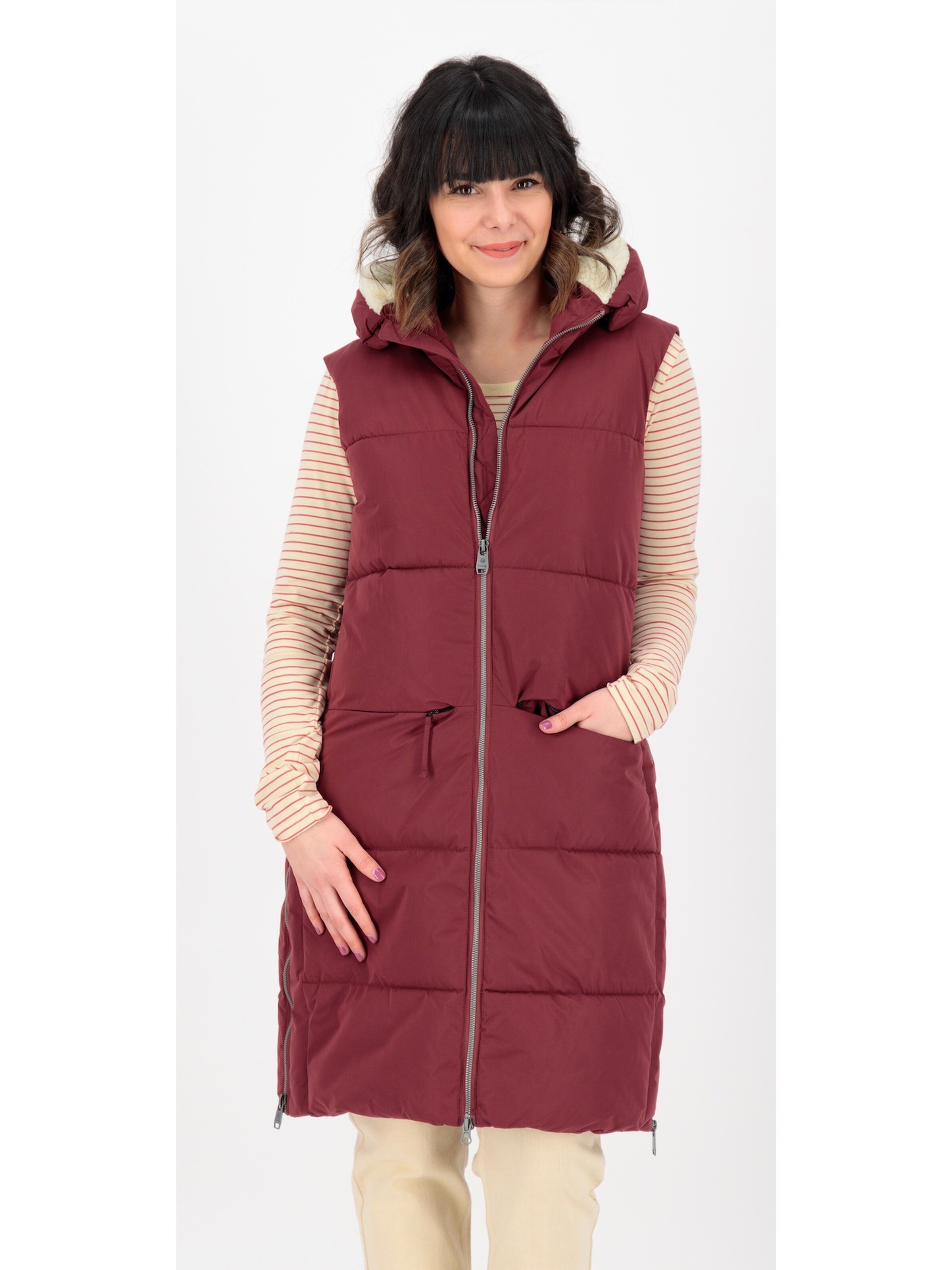 KILLTEC Weste 'GILMOUR' in Rot: Vorderseite