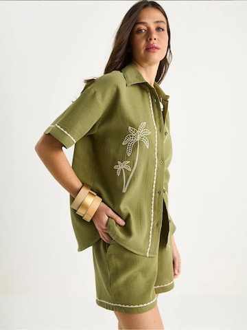 Bianco Lucci Broekpak in Groen