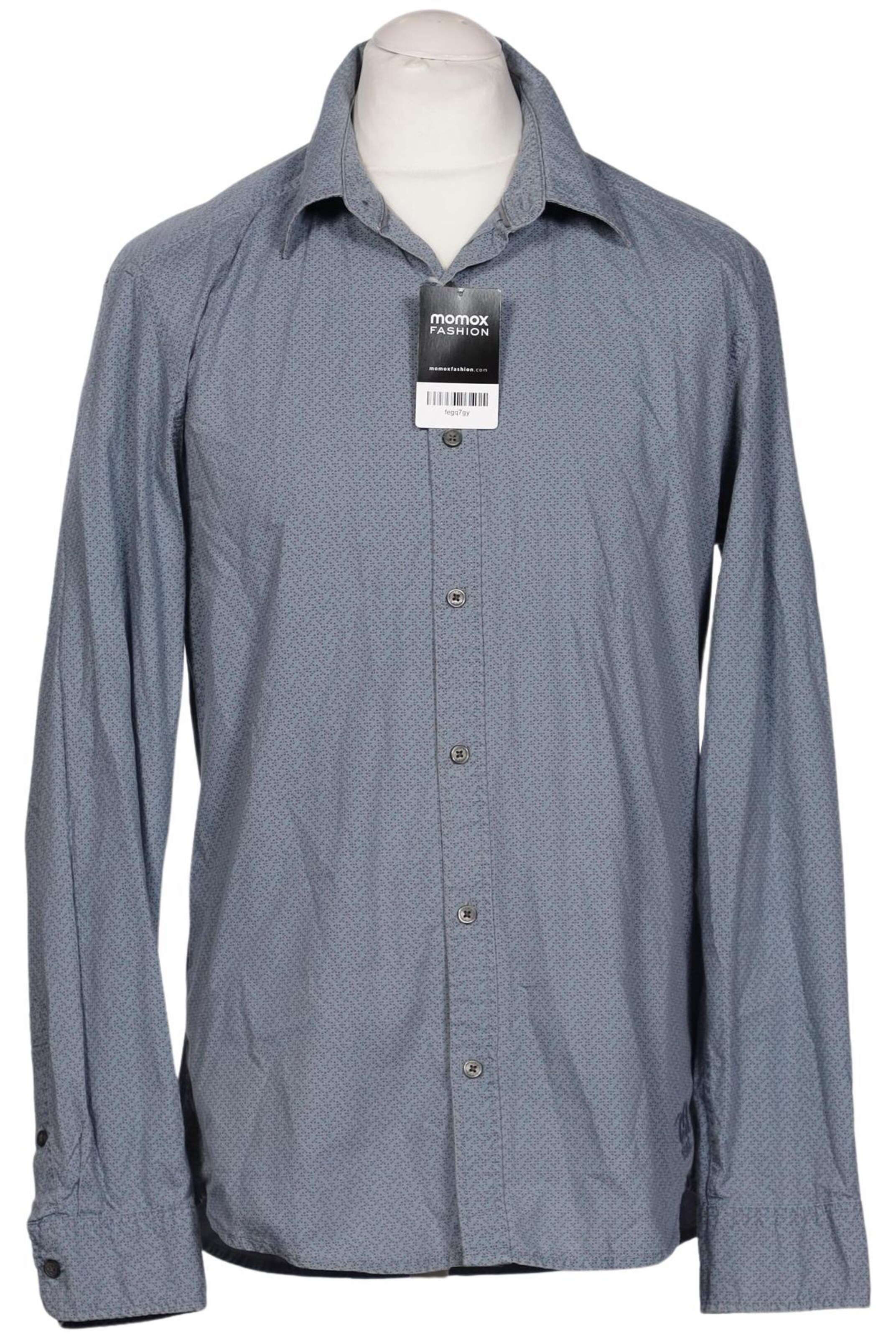 MEXX Button Up Shirt in L in Blue: front