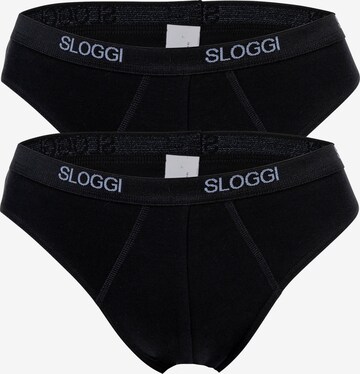 Slip di SLOGGI in nero: frontale