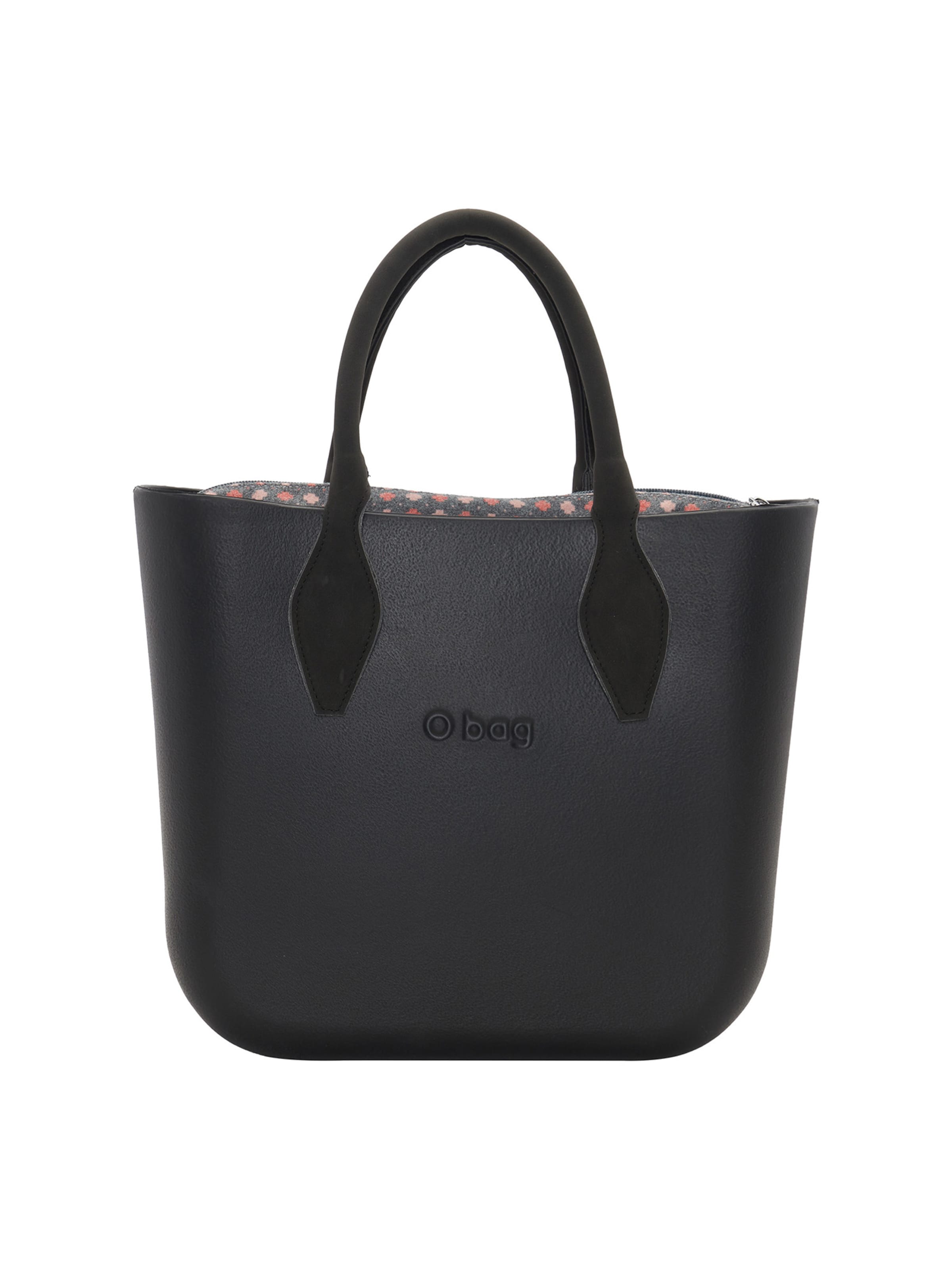 O bag Handtasche in Schwarz: Vorderseite