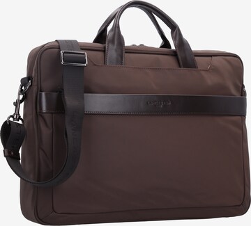 LANCASTER Laptop Bag 'Basic Sport' in Brown