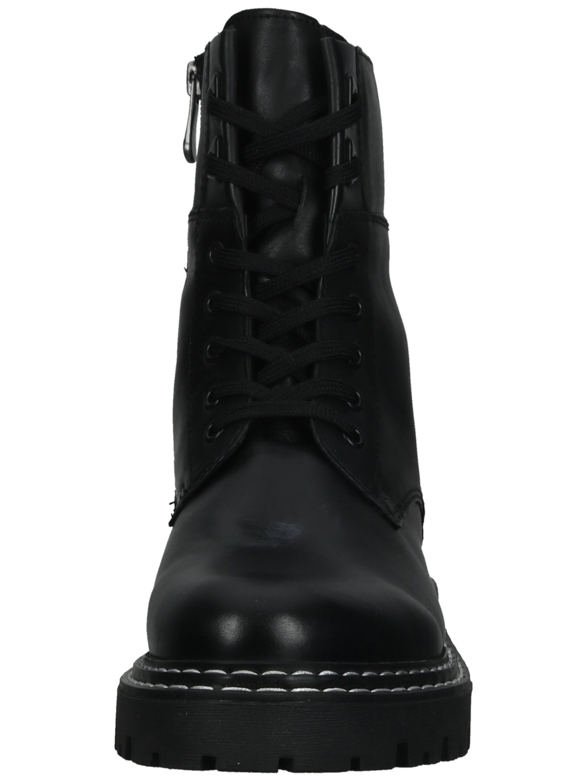 MARCO TOZZI Schnürstiefelette in Schwarz