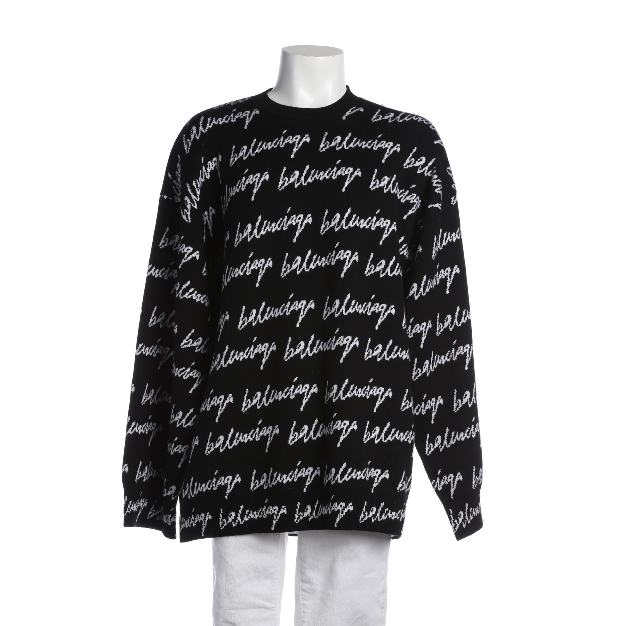 Balenciaga Sweater & Cardigan in L in Black: front