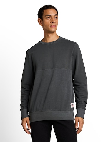 TOM TAILOR Sweatshirt in Grau: Vorderseite