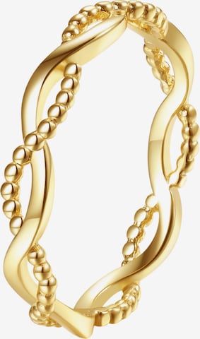 Hey Happiness Ring 'Double Helix' in Gold: front
