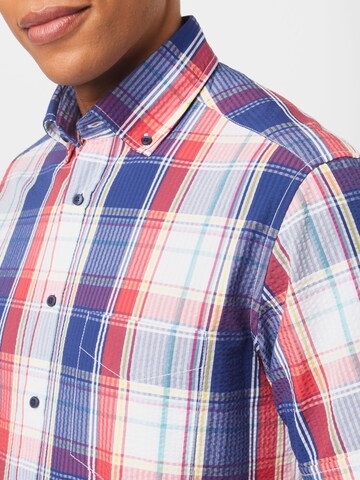 ETERNA Regular fit Button Up Shirt in Mixed colours