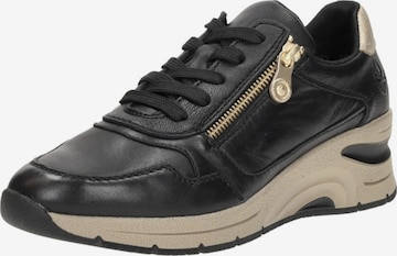 Baskets basses Rieker en noir : devant