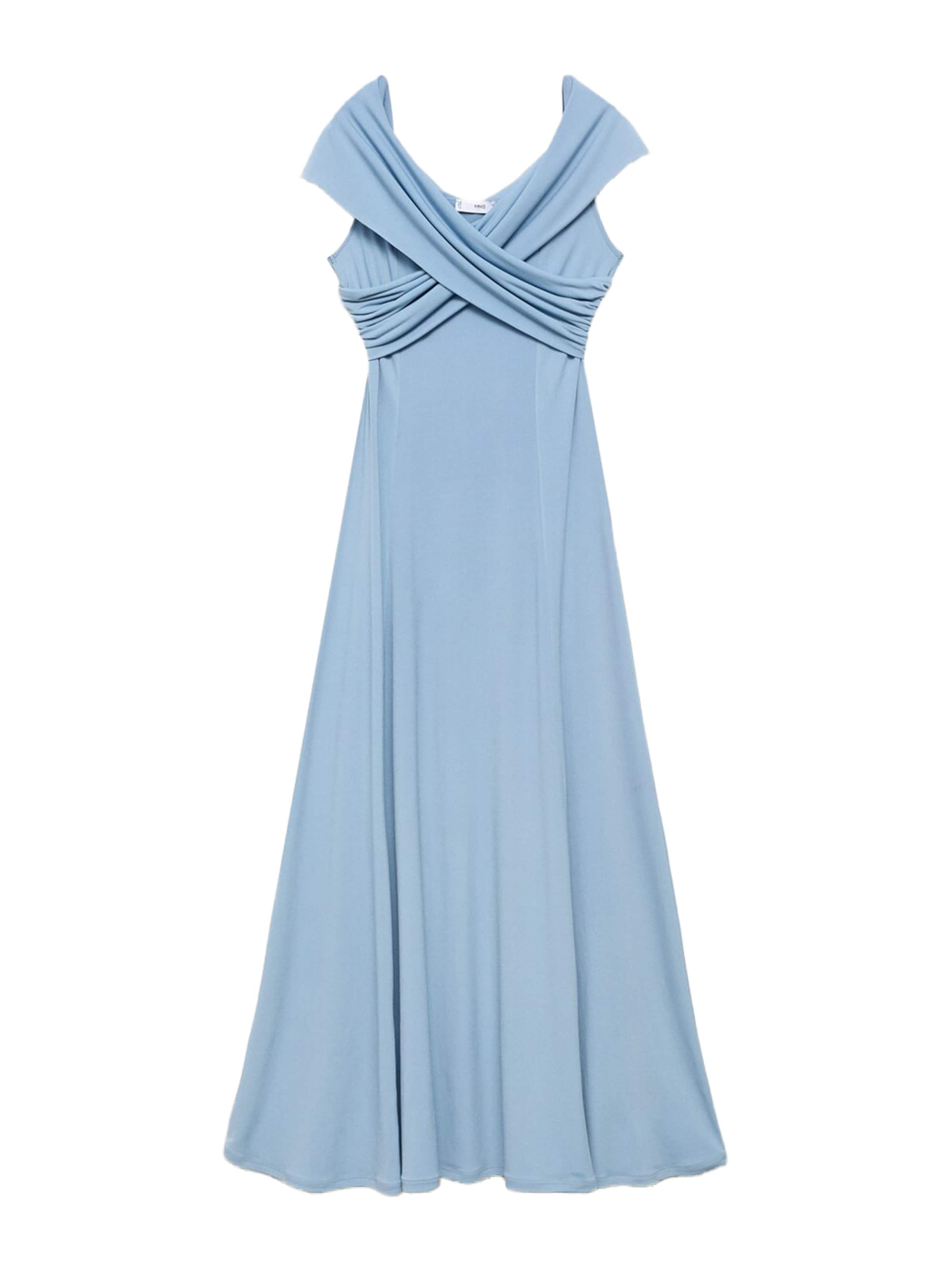 MANGO Šaty 'Ballet-A' – modrá: přední strana