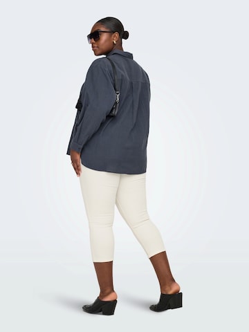 ONLY Carmakoma - Blusa 'CARTIZANA' en azul