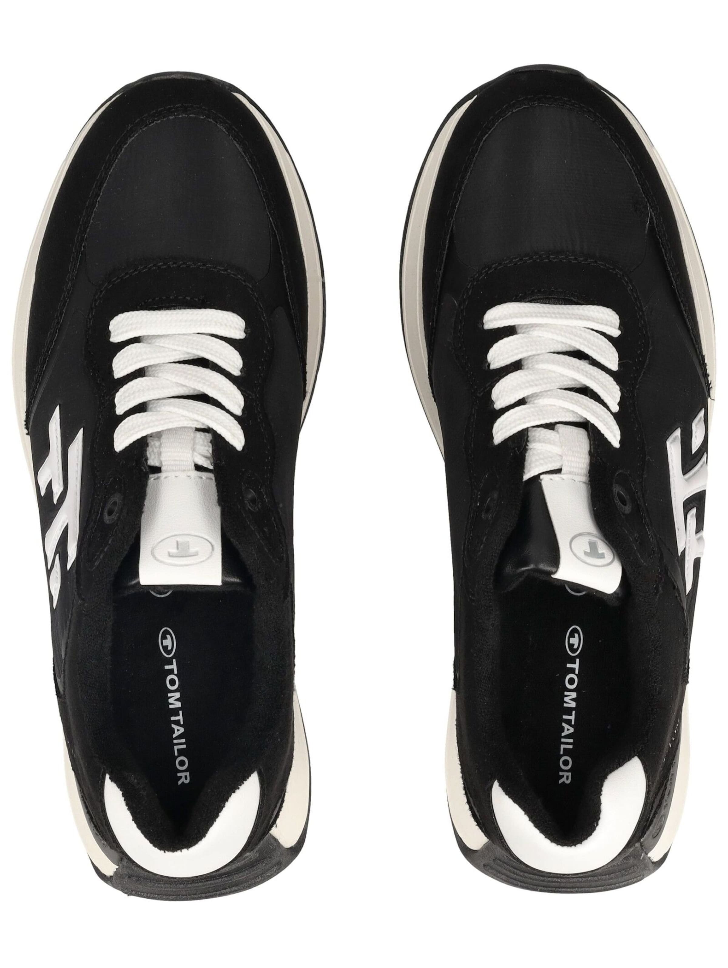 TOM TAILOR Sneakers in Black