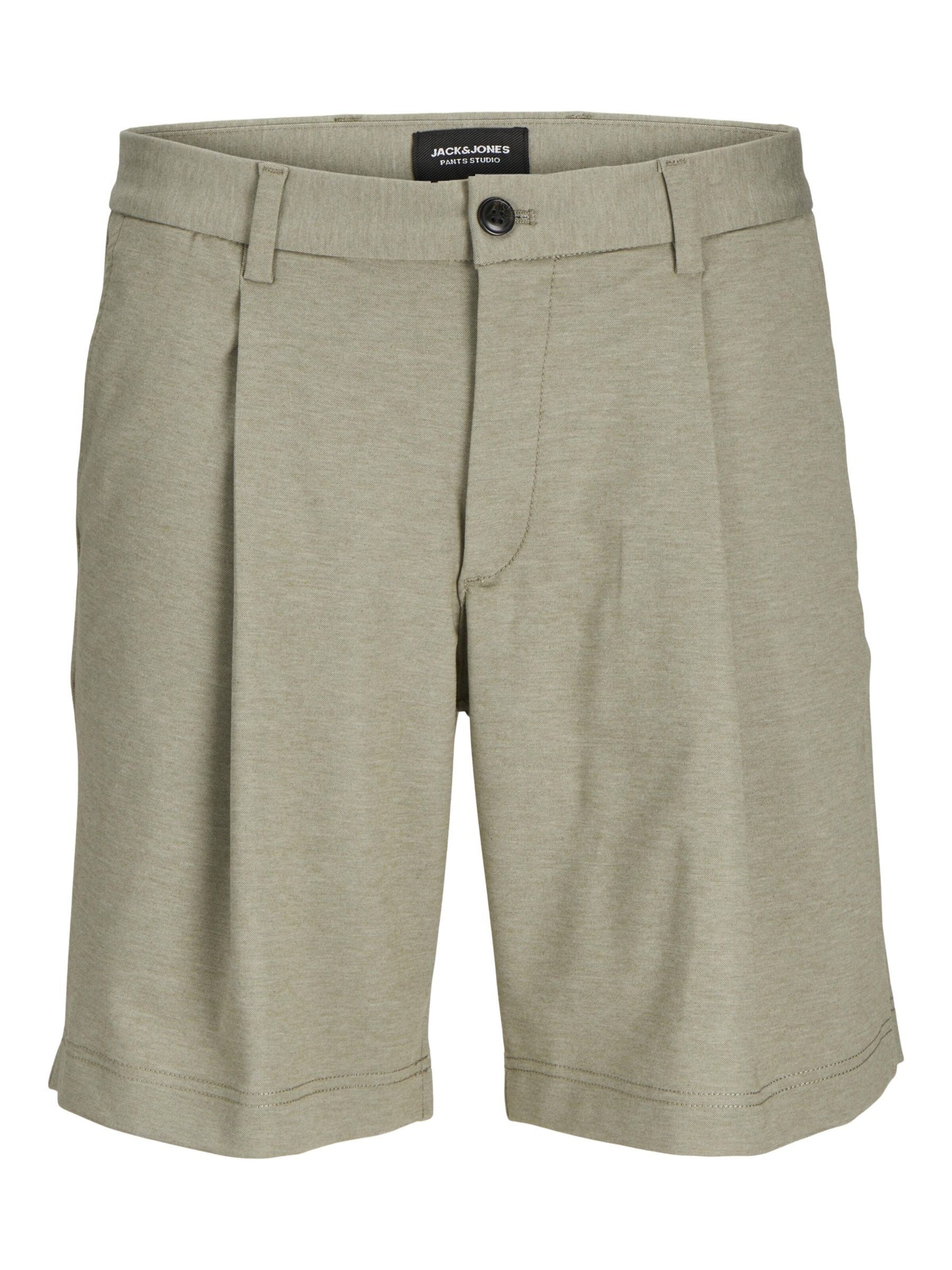 Wide Leg Pantalon chino JACK & JONES en vert : devant