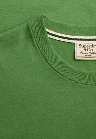 T-Shirt 'Essential' Superdry & Co en vert